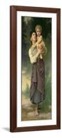 Mother and Child, 1887-William Adolphe Bouguereau-Framed Giclee Print