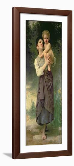 Mother and Child, 1887-William Adolphe Bouguereau-Framed Giclee Print