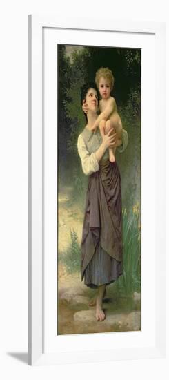 Mother and Child, 1887-William Adolphe Bouguereau-Framed Giclee Print