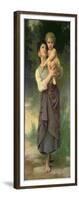 Mother and Child, 1887-William Adolphe Bouguereau-Framed Giclee Print