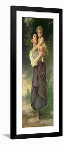 Mother and Child, 1887-William Adolphe Bouguereau-Framed Giclee Print
