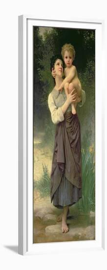 Mother and Child, 1887-William Adolphe Bouguereau-Framed Giclee Print