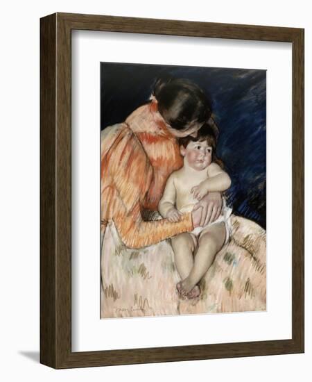 Mother and Child, 1890s-Mary Cassatt-Framed Giclee Print