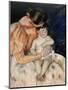 Mother and Child, 1890s-Mary Cassatt-Mounted Giclee Print