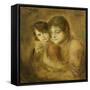 Mother and Child, 1893-Franz Seraph von Lenbach-Framed Stretched Canvas