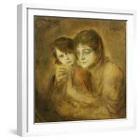 Mother and Child, 1893-Franz Seraph von Lenbach-Framed Giclee Print