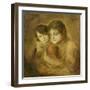 Mother and Child, 1893-Franz Seraph von Lenbach-Framed Giclee Print