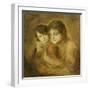 Mother and Child, 1893-Franz Seraph von Lenbach-Framed Giclee Print