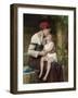 Mother and Child, 1894 (Painting)-Leon Bazile Perrault-Framed Giclee Print