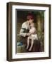 Mother and Child, 1894 (Painting)-Leon Bazile Perrault-Framed Giclee Print