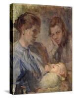 Mother and Child, 1894-Sarah Purser-Stretched Canvas