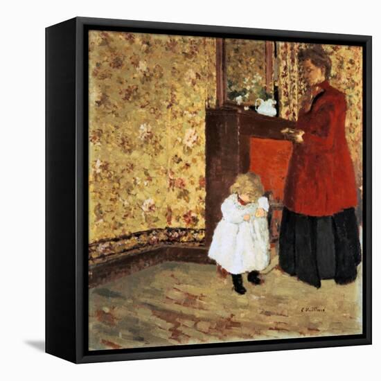 Mother and Child, 1900-Edouard Vuillard-Framed Stretched Canvas