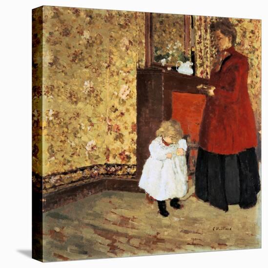 Mother and Child, 1900-Edouard Vuillard-Stretched Canvas