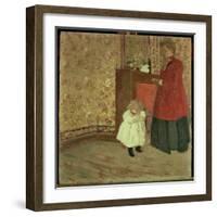 Mother and Child, 1900-Edouard Vuillard-Framed Giclee Print