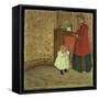 Mother and Child, 1900-Edouard Vuillard-Framed Stretched Canvas