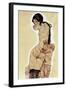 Mother and Child, 1910-Egon Schiele-Framed Giclee Print