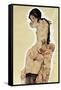 Mother and Child, 1910-Egon Schiele-Framed Stretched Canvas