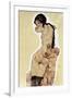 Mother and Child, 1910-Egon Schiele-Framed Giclee Print