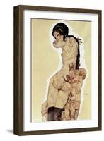 Mother and Child, 1910-Egon Schiele-Framed Giclee Print