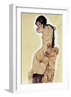 Mother and Child, 1910-Egon Schiele-Framed Giclee Print