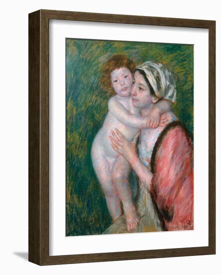 Mother and Child, 1914-Mary Stevenson Cassatt-Framed Giclee Print