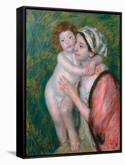 Mother and Child, 1914-Mary Stevenson Cassatt-Framed Stretched Canvas