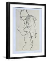 Mother and Child, 1918-Egon Schiele-Framed Art Print