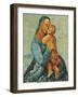 Mother and Child, 1924 (Oil on Canvas)-Christopher Wood-Framed Giclee Print