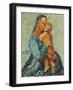 Mother and Child, 1924 (Oil on Canvas)-Christopher Wood-Framed Giclee Print
