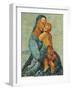 Mother and Child, 1924 (Oil on Canvas)-Christopher Wood-Framed Giclee Print