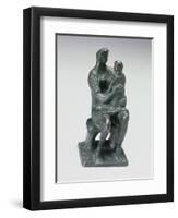 Mother and Child, 1943-Henry Moore-Framed Premium Giclee Print