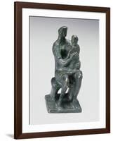 Mother and Child, 1943-Henry Moore-Framed Giclee Print