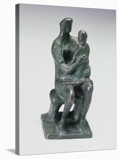 Mother and Child, 1943-Henry Moore-Stretched Canvas