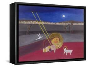 Mother and Child at Mazar, 2002-Roya Salari-Framed Stretched Canvas