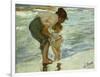 Mother and Child at the Beach, 1908-Joaquin Sorolla-Framed Giclee Print