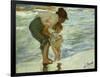 Mother and Child at the Beach, 1908-Joaquin Sorolla-Framed Giclee Print