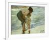 Mother and Child at the Beach, 1908-Joaquin Sorolla-Framed Giclee Print