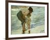 Mother and Child at the Beach, 1908-Joaquin Sorolla-Framed Giclee Print