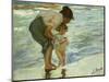 Mother and Child at the Beach, 1908-Joaquin Sorolla-Mounted Premium Giclee Print