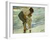 Mother and Child at the Beach, 1908-Joaquin Sorolla-Framed Giclee Print