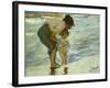 Mother and Child at the Beach, 1908-Joaquin Sorolla-Framed Giclee Print