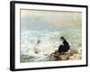 Mother and Child at the Water's Edge-George William Russell-Framed Giclee Print