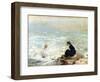 Mother and Child at the Water's Edge-George William Russell-Framed Giclee Print