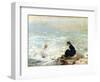 Mother and Child at the Water's Edge-George William Russell-Framed Giclee Print