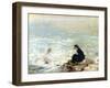 Mother and Child at the Water's Edge-George William Russell-Framed Giclee Print