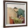 Mother and child by Christian Krohg-Christian Krohg-Framed Giclee Print