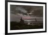 Mother and Child by the Sea, 1840-Johan Christian Dahl-Framed Giclee Print