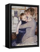 Mother and Child, C.1889-Mary Cassatt-Framed Stretched Canvas