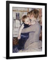 Mother and Child, C.1889-Mary Cassatt-Framed Giclee Print