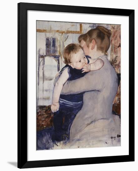 Mother and Child, C.1889-Mary Cassatt-Framed Giclee Print